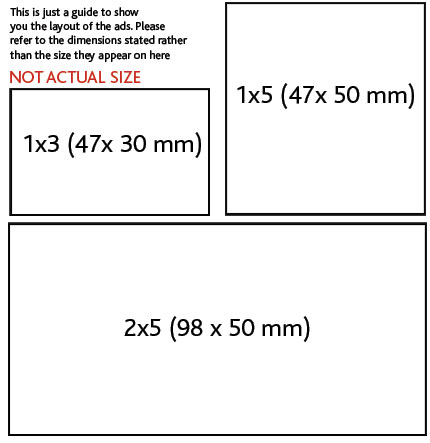 Ad sizes